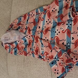 HP 🥳 Dog shirt with Flamingo print 🦩🐩